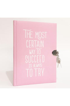 13.5x19cm Locked Diary with Turkey-Made Craftsmanship