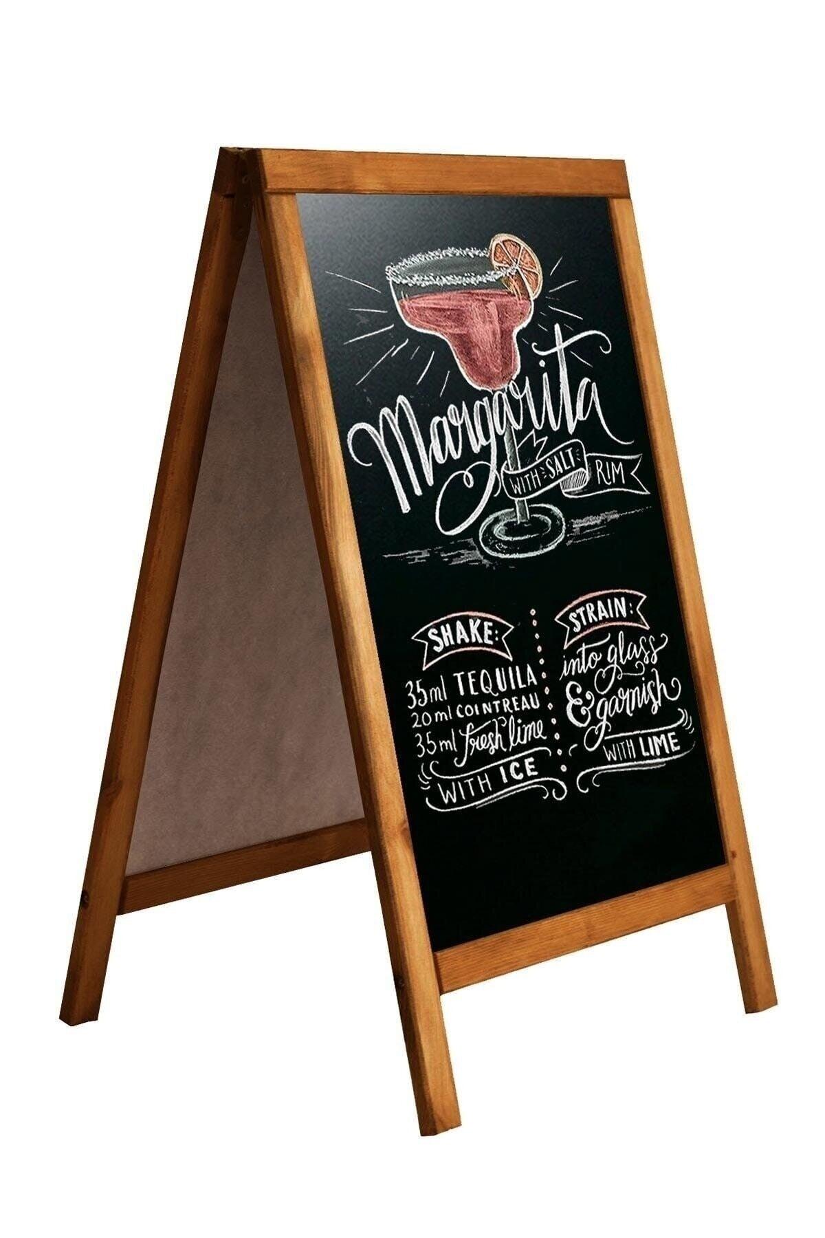 Menu Blackboard Double Sided 60x110