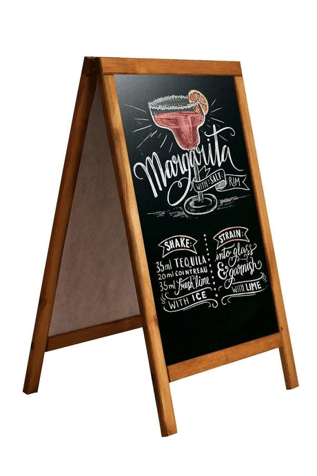 Menu Blackboard Double Sided 60x110