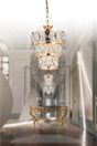 Miraç 3 Tier Crystal Gold Chandelier - Swordslife