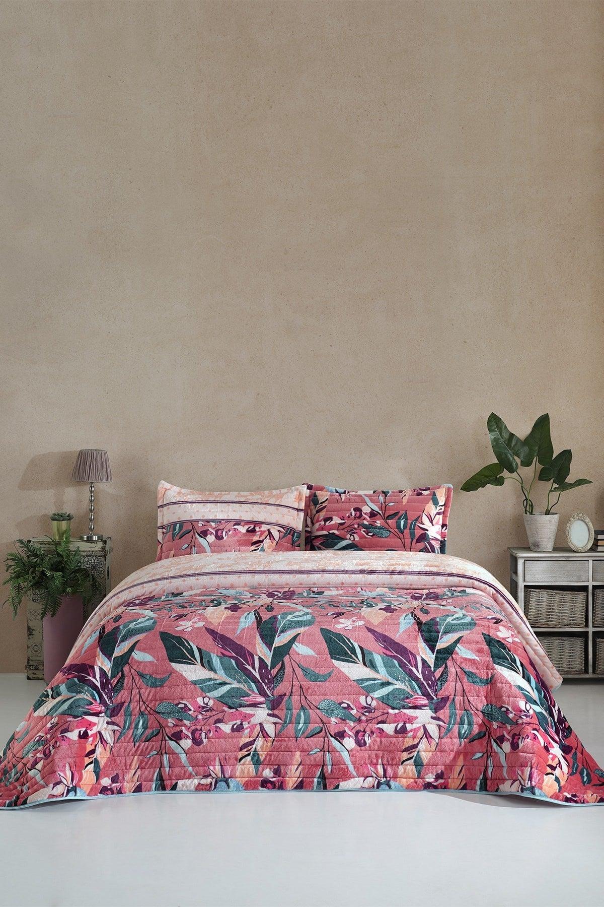 Misra Dried Rose Bedspread Set - Swordslife