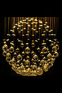 Modern Design 42 Cm / 6 Sockets Lux Model Lined Crystal Stone Chandelier - Swordslife