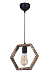 Seal Wood Pendant Chandelier (black) - Swordslife