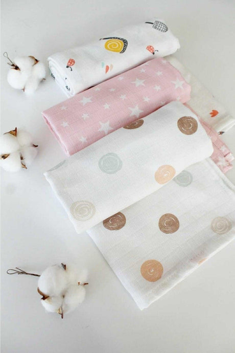 Muslin Blanket 3 Pieces 80*70 Cm Muslin Cover Muslin Multi-Purpose Muslin Cover - Swordslife