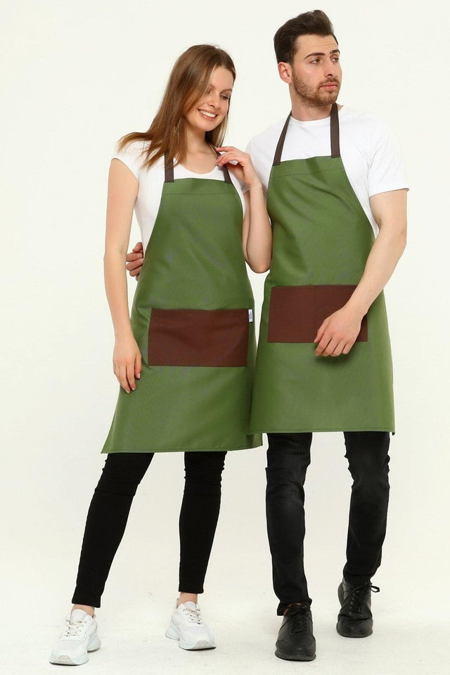 Kitchen Chef Painter and Florist Aprons Stain Resistant Black Apron - Swordslife