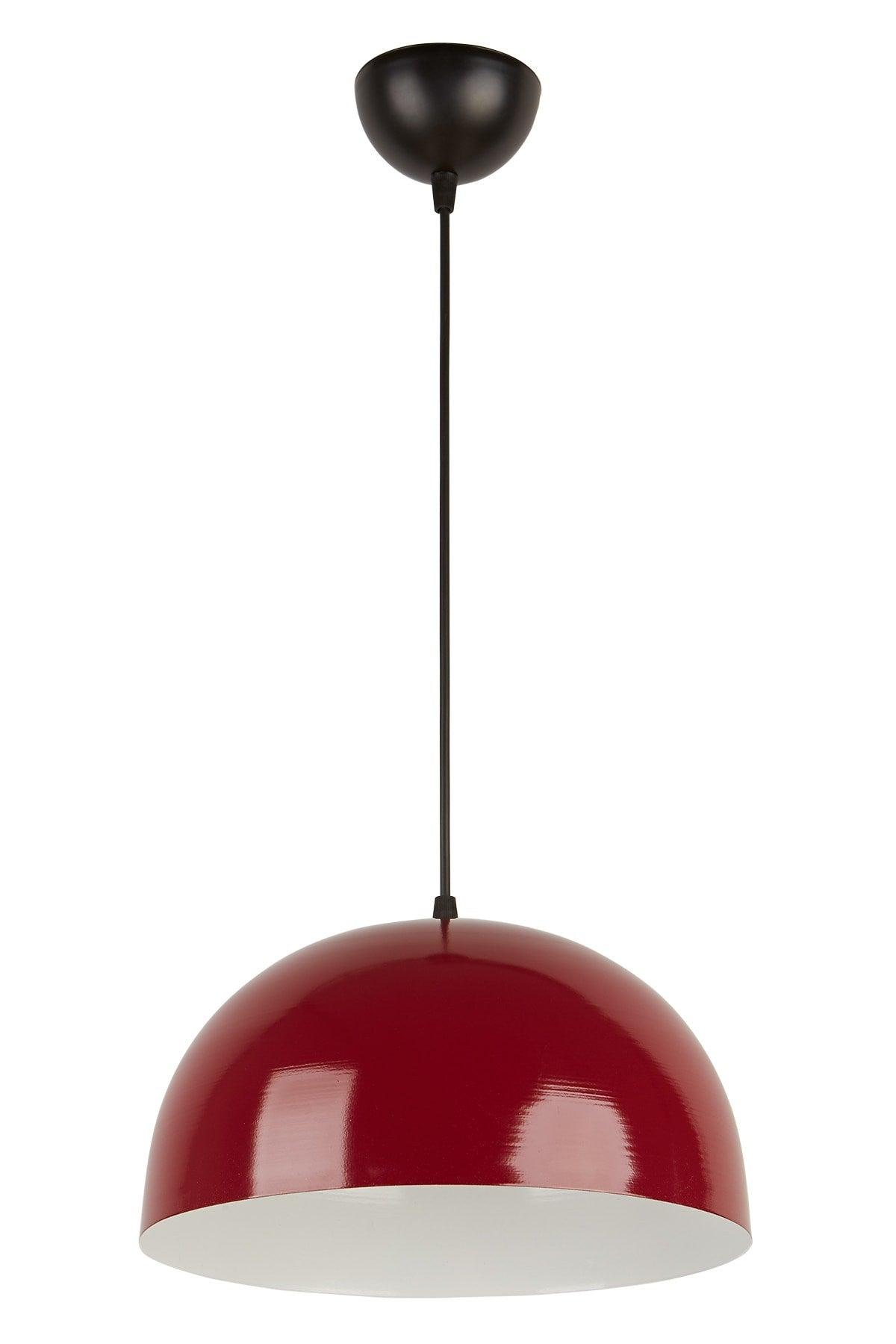 Neo Special Design Modern Sport Decorative Cafe-kitchen Claret Red White Pendant Lamp Single Chandelier - Swordslife