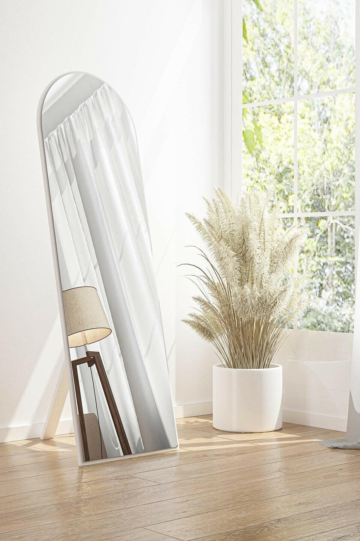 Nice White Hallway Corridor Wall Living Room Bathroom Wc Office Child Bedroom Full Length Mirror 50x150 Cm - Swordslife