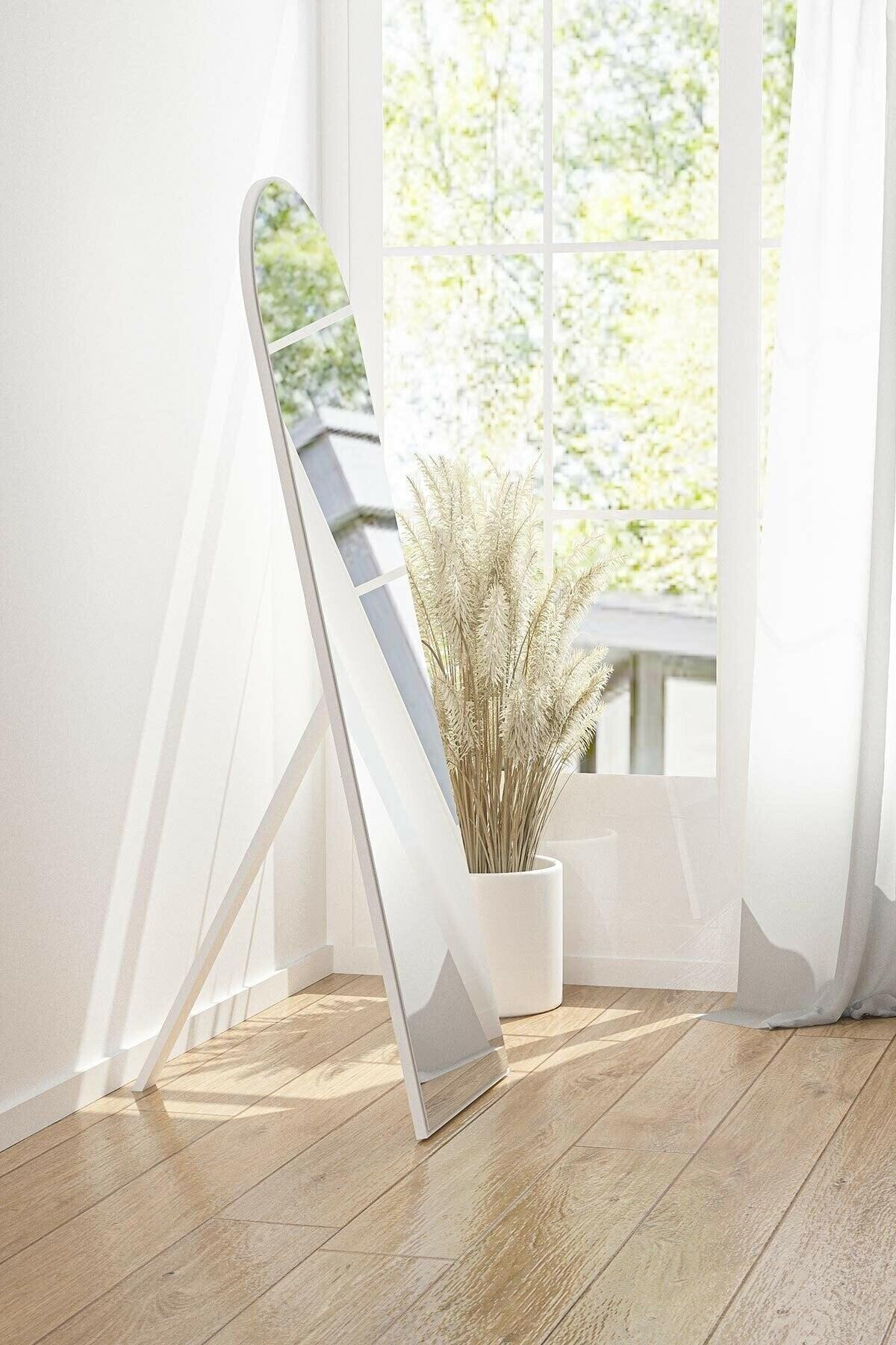 Nice White Hallway Corridor Wall Living Room Bathroom Wc Office Child Bedroom Full Length Mirror 50x150 Cm - Swordslife