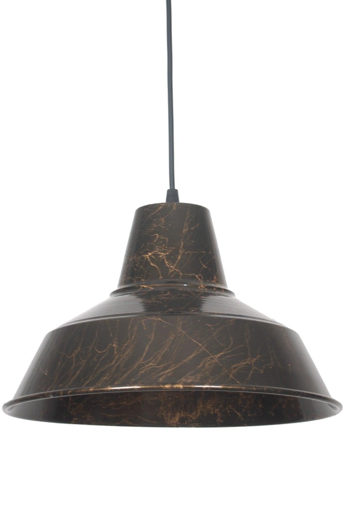 No33 Modern Design Ceramic Pattern Colored Metal Pendant Lamp Cafe - Kitchen Single Chandelier - Swordslife