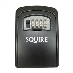 4‑digit numeric code key safe – black zinc