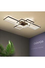Oblong Sharp Corner Ceiling Type Led Chandelier 110x80 cm - Swordslife