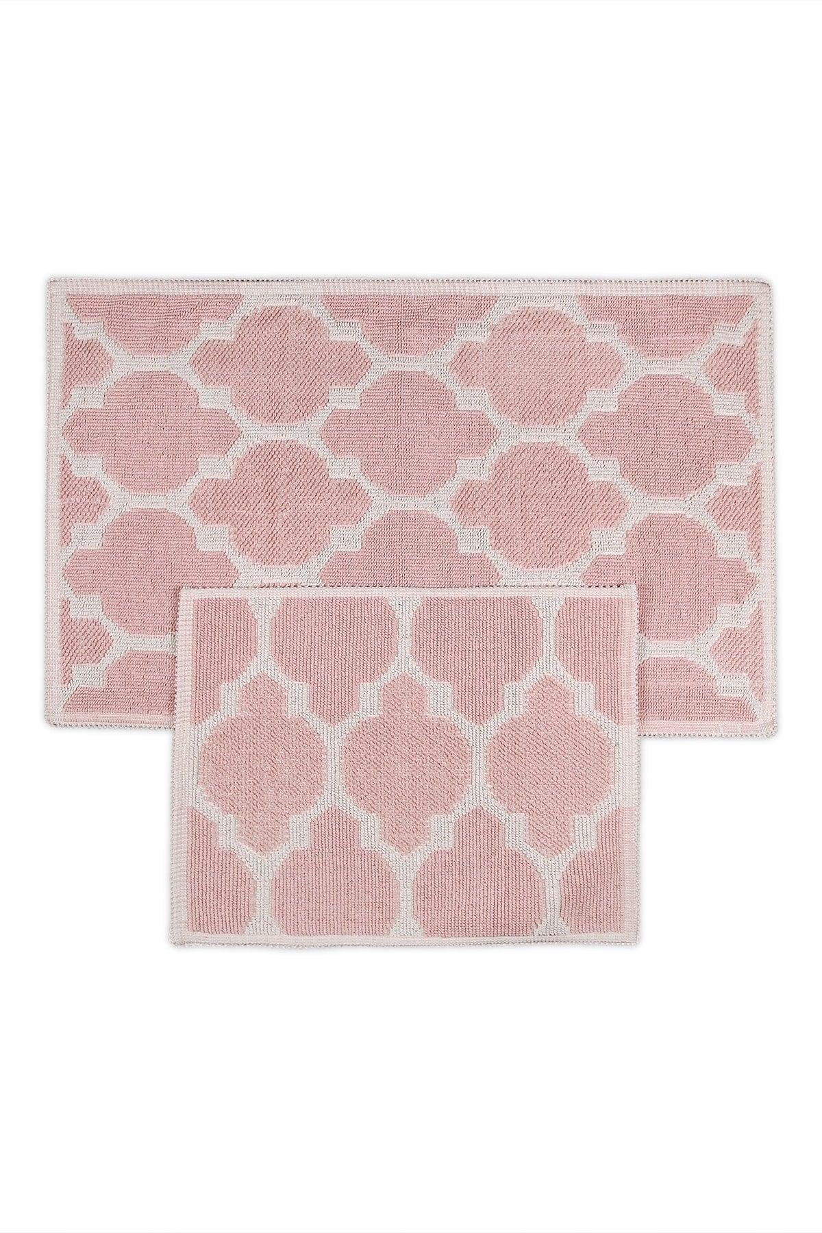 Oldtown Natural Cotton 2 Piece Bathroom Rug Set - Swordslife