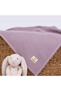 Organic Cotton 4-Ply Solid Color Muslin Baby Blanket - Mink Color - Swordslife