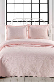 Authentic Powder Double Microfiber Quilted Bedspread - Swordslife