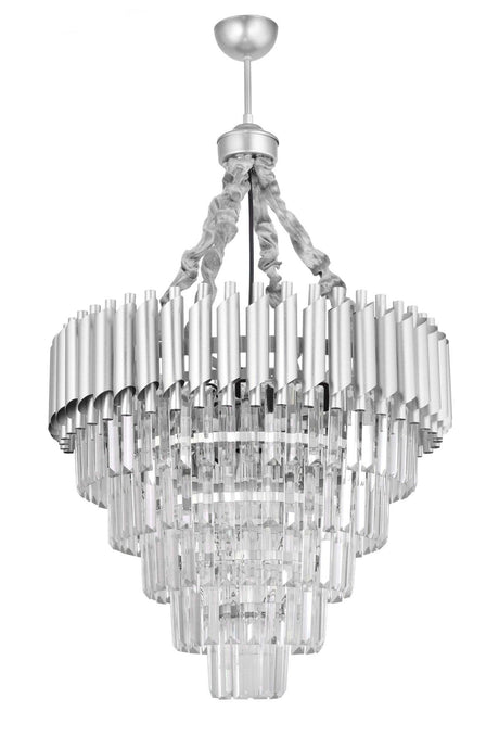 Palmira 55 Luxury Chandelier with Crystal Stone - (silver-gilt) - Swordslife