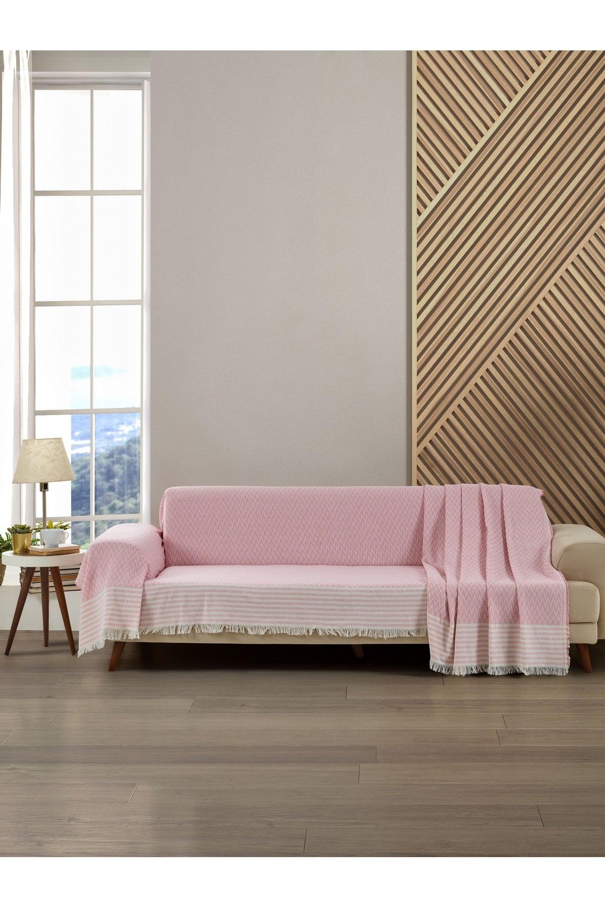 Cotton Arm Cover 3m Sofa Sofa Sofa Bed Cover Special Non-Slip Design Multi-Purpose Cover-pink - Swordslife