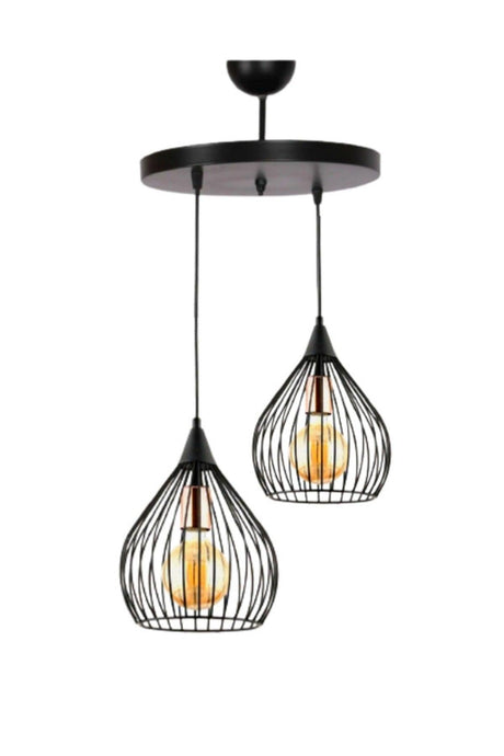 Pear 2 Black Chandelier - Swordslife