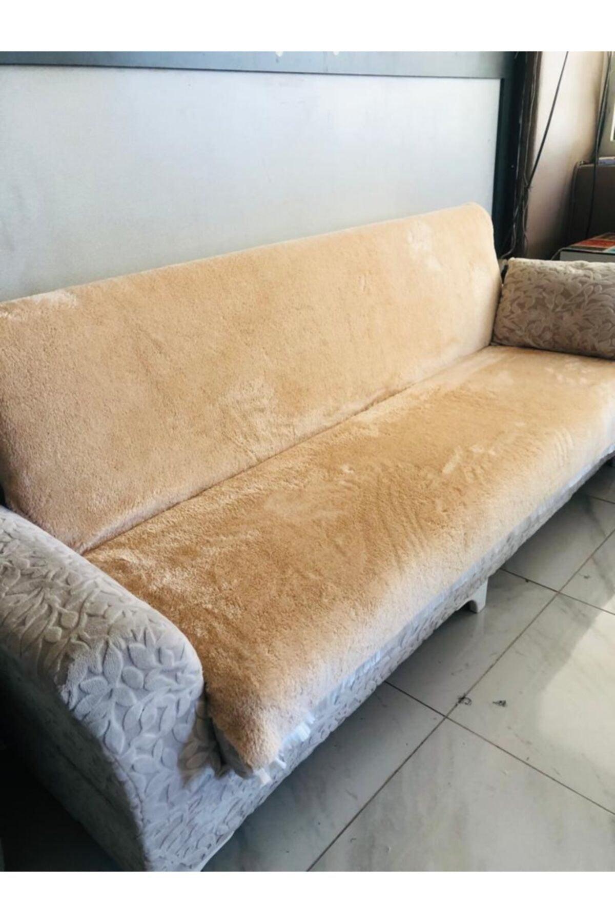 Plush Sofa Bed And Seat Cover With Fringes 150x200 - Swordslife