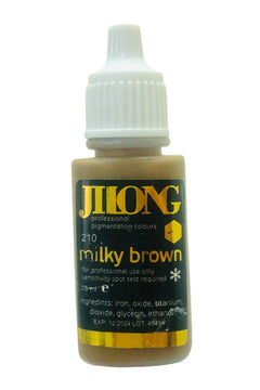 Milky brown permanent makeup ink for microblading and micropigmentation