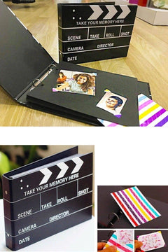 Clapperboard-Style Photo Album for Special Occasions