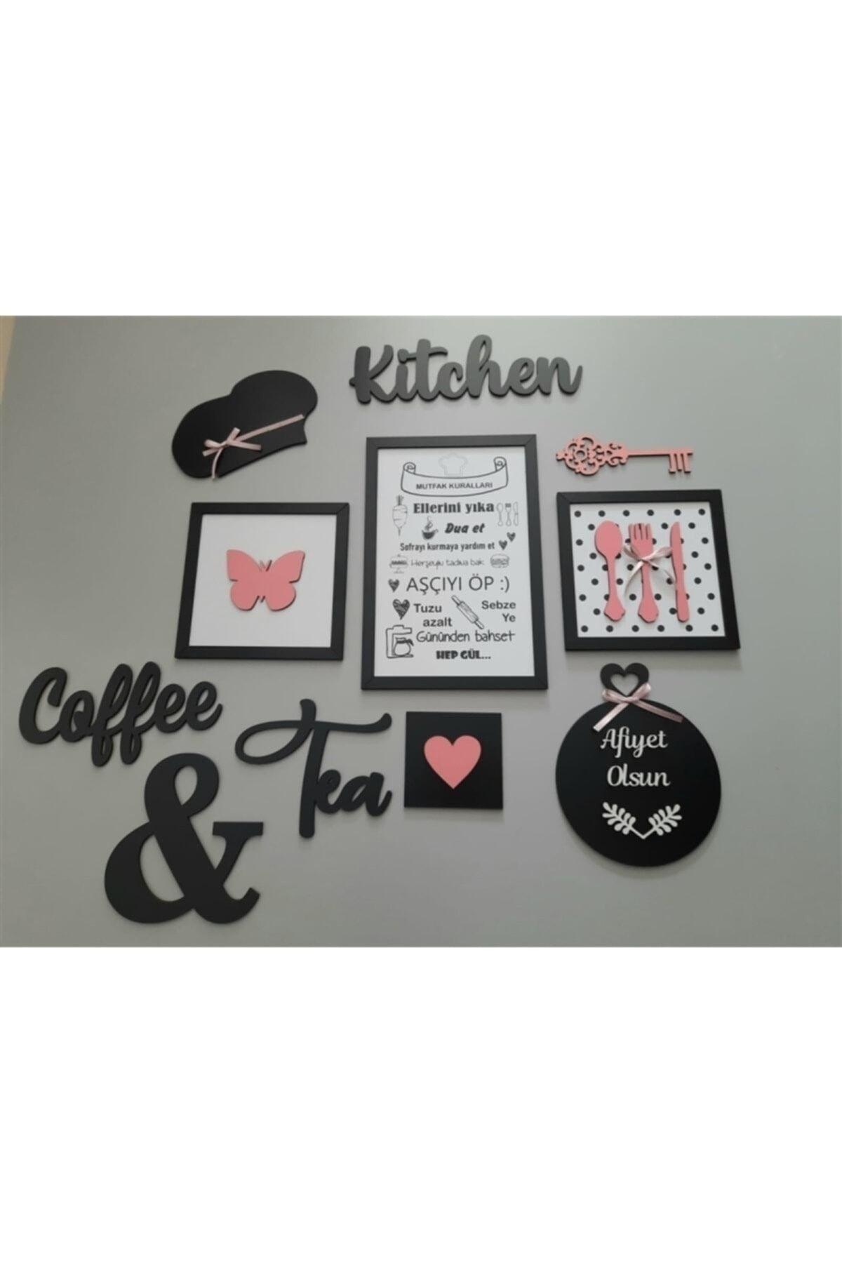 Pink 11 Piece Kitchen Board Set Kitchen Coffee Tea Kitchen Rules Kitchen Decor - Swordslife