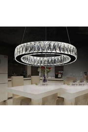 Plaque Crystal Stone Embroidered Led Chandelier - Swordslife