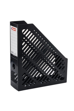 Folding plastic storage box for home and travel organization