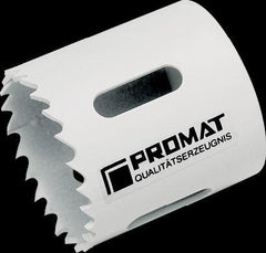 Bi-metal hole cutter for metal and wood