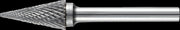 PROMAT milling pin - pointed cone shape D.3mm shank-D.3mm HM Verz.Normal, fine - Swordslife