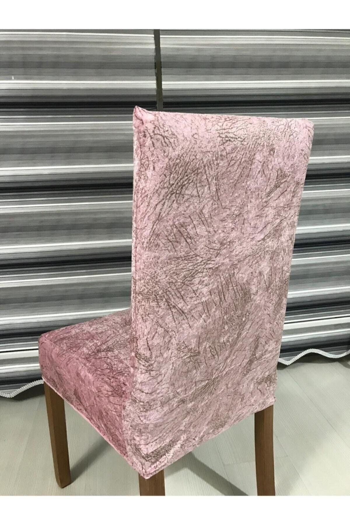 powder pink 6-seat chair cover - Swordslife