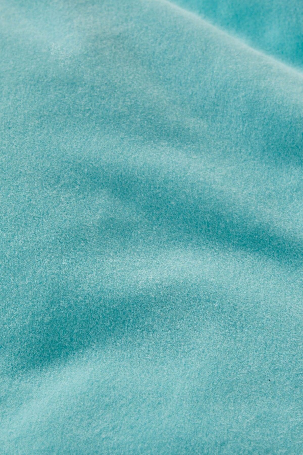 Puffy Aqua Double Fleece Blanket - Swordslife