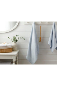 100% cotton blue bath towel 100 x 150 cm