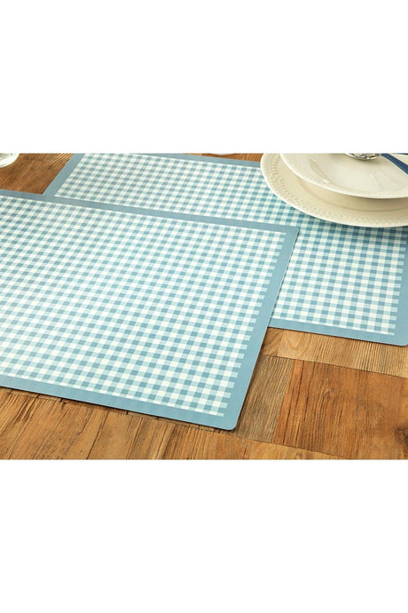 Quadrat 4 Place Placemat 30x45 Cm Blue - Swordslife