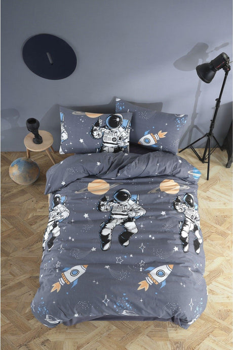 Ranforce Astronaut Single Duvet Cover Set - Swordslife