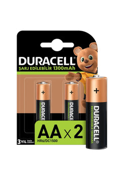 Rechargeable AA batteries with 1300mAh capacity