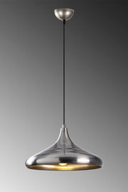 Retro Rustic Model Modern Metal Single Chrome Pendant Lamp Chandelier Cafe - Swordslife