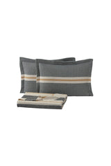 Rodi Double Pique Bedspread Set - Anthracite - Swordslife