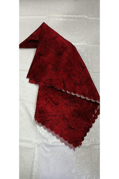 Red armrest covers with cushion for single-seat furniture 170x215 cm