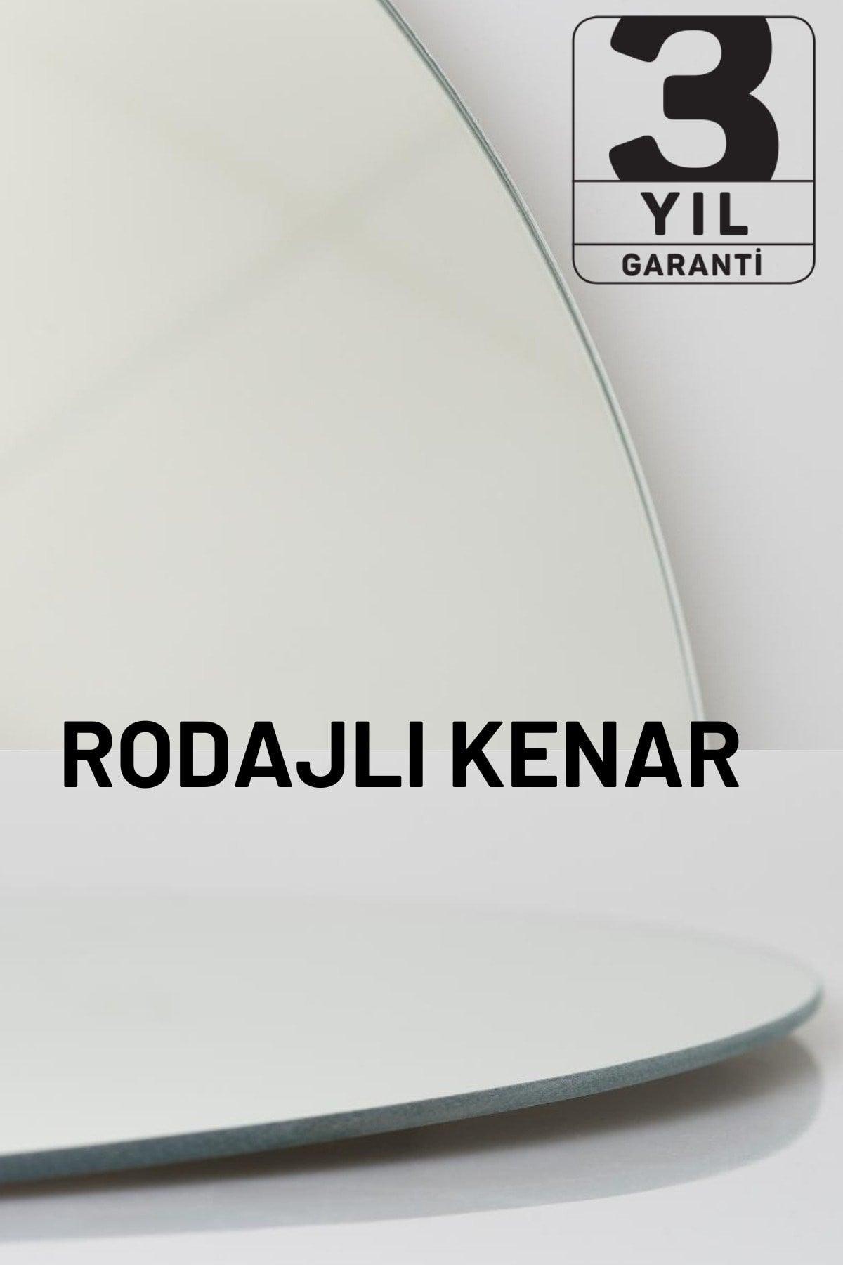 Round Decorative Wall Make Up Mirror Frameless 30 cm - Swordslife