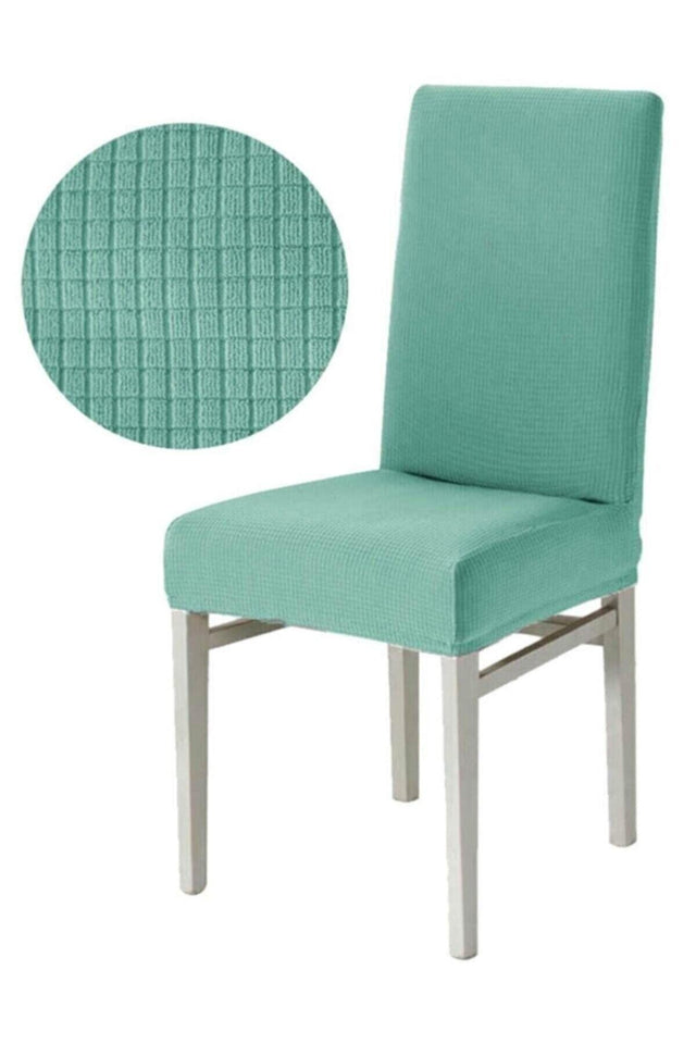 Chair Cover Mint Color Lycra Washable 1 Piece - Swordslife