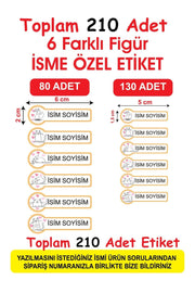 School Tag Pen Notebook Tag Custom Name