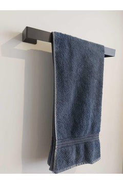 Black Metal Towel Holder