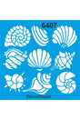 Seashells - Stencil Coloring Template