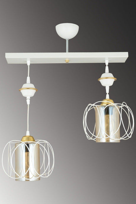 Sequential White 2-Set Sapphire Downward Facing Luxury Chandelier - Swordslife