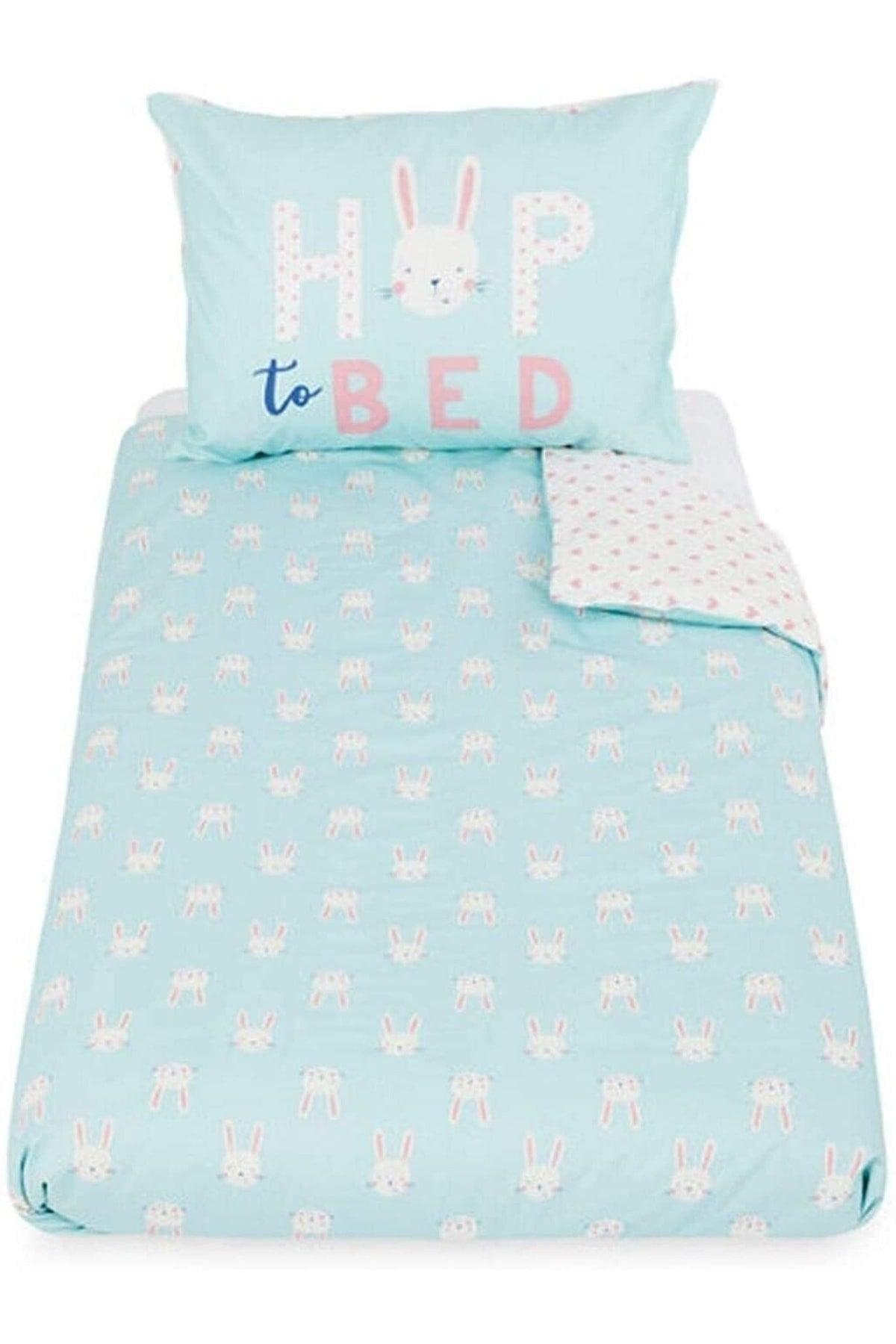 Cute Rabbit Kids Baby Duvet Cover Set 100x150 - Swordslife