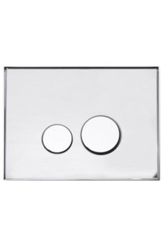 Mirrored Glass Recessed Cistern Button for Toilets