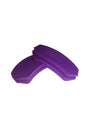 Silicone Pot and Pan Holder Fireproof Non-Stick Handle Set 9 X 4 Cm Purple (1 Set Consists of 2 Pieces) - Swordslife