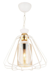 Single Tower White Modern Downward Facing Chandelier - Swordslife