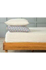 Spectrum Easy to Iron Double Bed Sheet 240x260 Cm Mustard - Swordslife