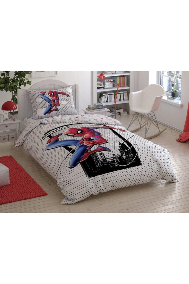 Spiderman Cloudy Licensed Duvet Cover Set - Swordslife